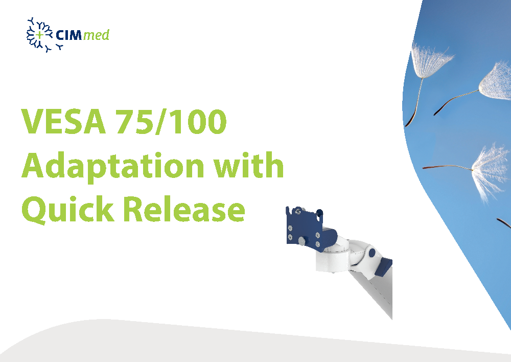 VESA-75-100 Adaptation Quick Release